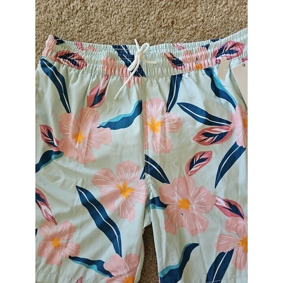 Soverign Code Men's Floral-Print Swim Shorts Drawstring Size XL NEW $64 - Picture 3 of 6